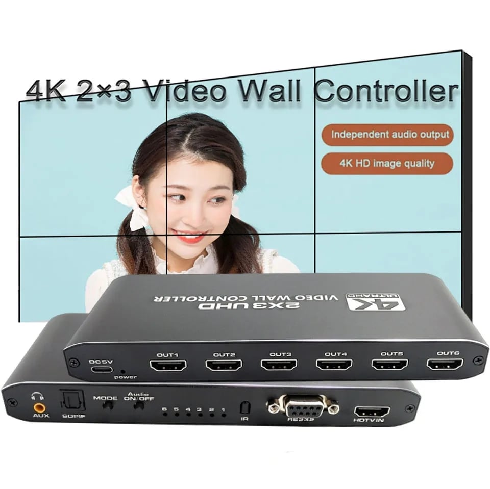 2x3 Video Wall Controller