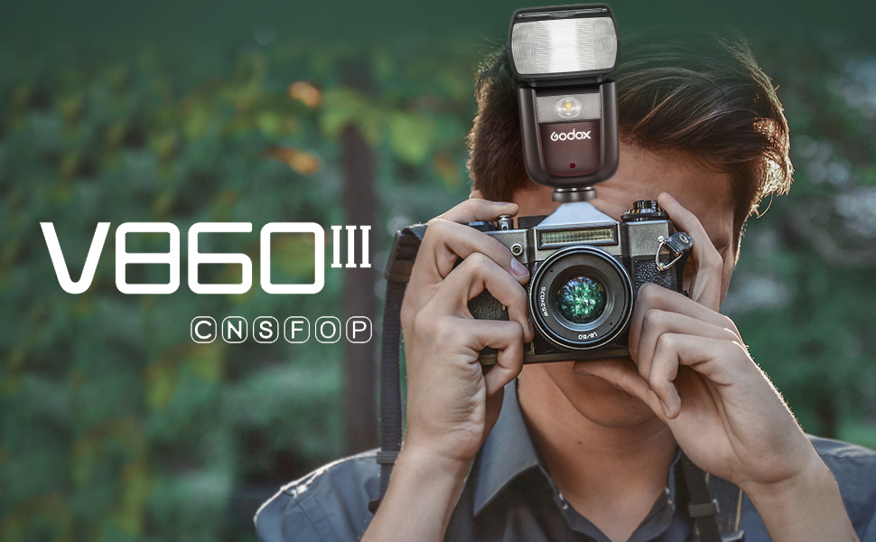 Godox V860III-P TTL 2.4G GN60 HSS Camera Flash with 10-Speed