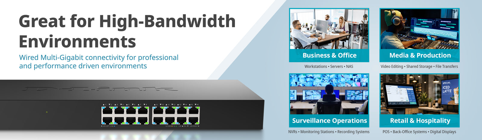 High-Bandwidth Professional Performance Environment