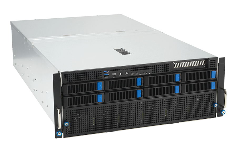ASUS ESC8000-E11-3W10G 4U 8-GPU AI Deep Learning Server