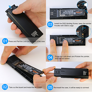 nvme and ngff to usb c reader adapter