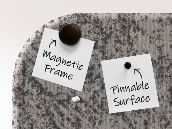 standing iron pinnable surface magnetic frame