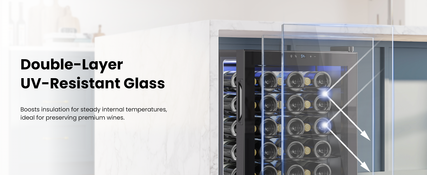 double-layer glass door
