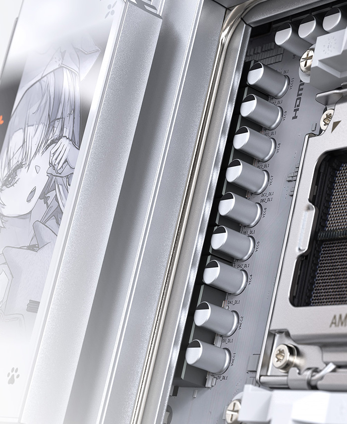 GIGABYTE B850 AORUS ELITE-P ICE AMD AM5 LGA 1718 Motherboard