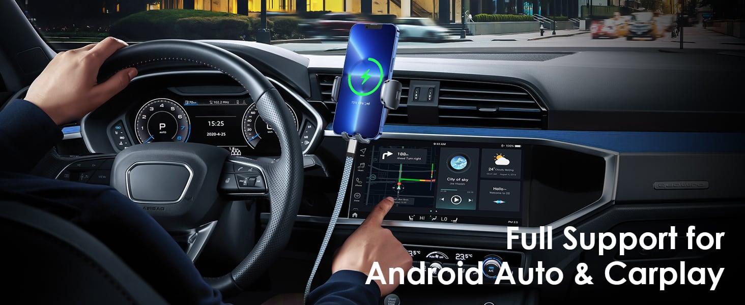 Full Support for Android Auto & Carplay