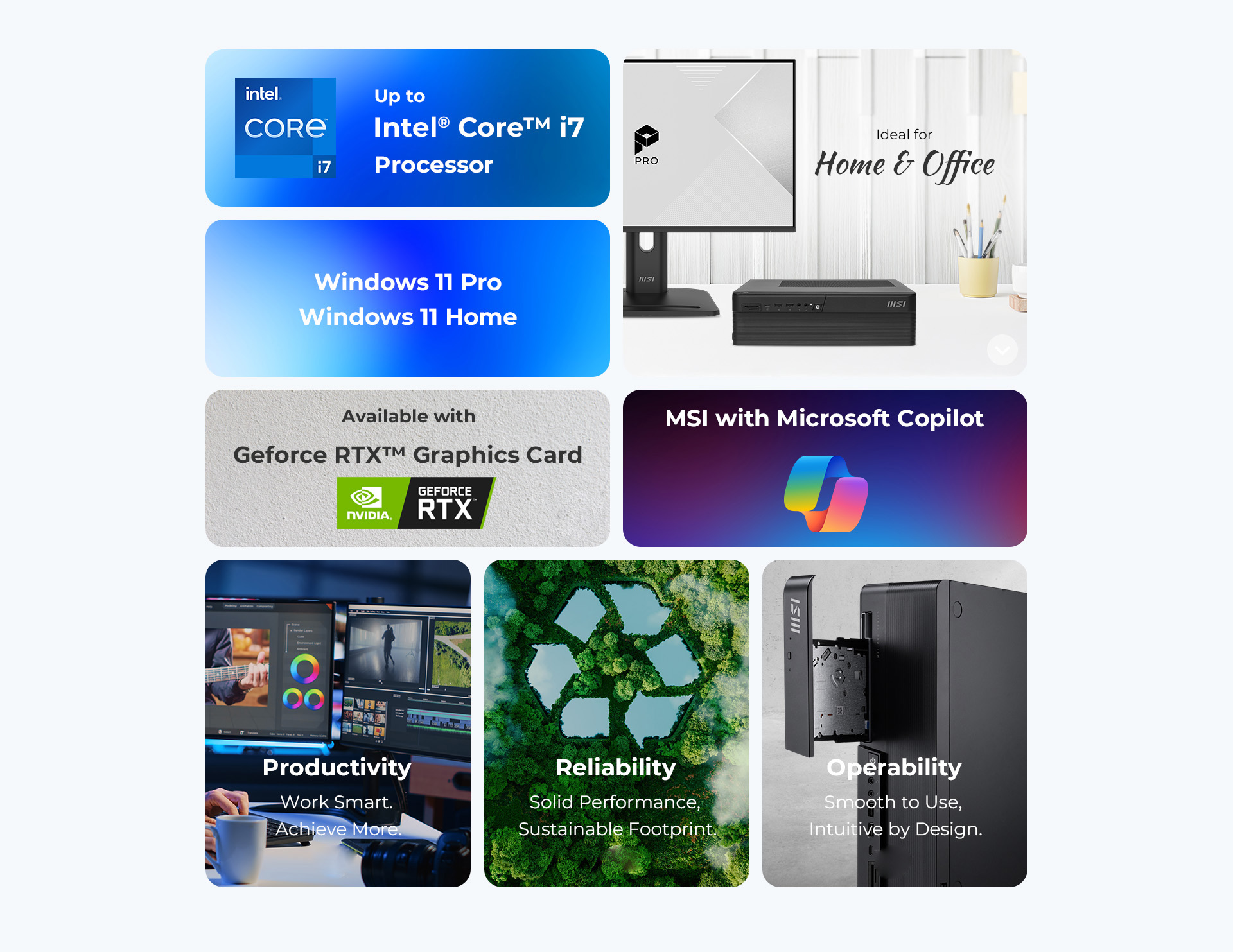 MSI PRO DP80 Desktop PC