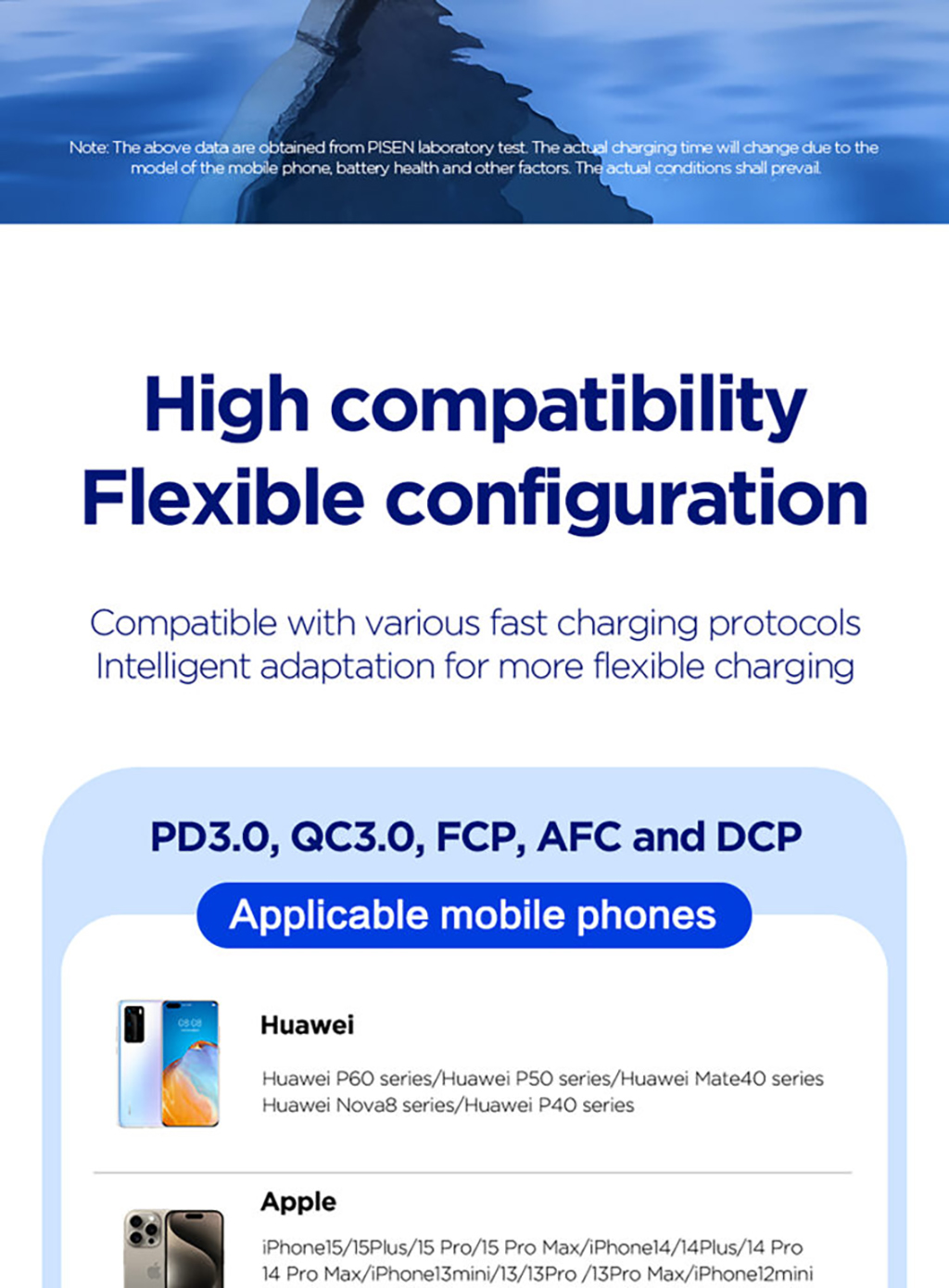 PISEN TP-C36 PD20W Pudding Single Port Fast Charger