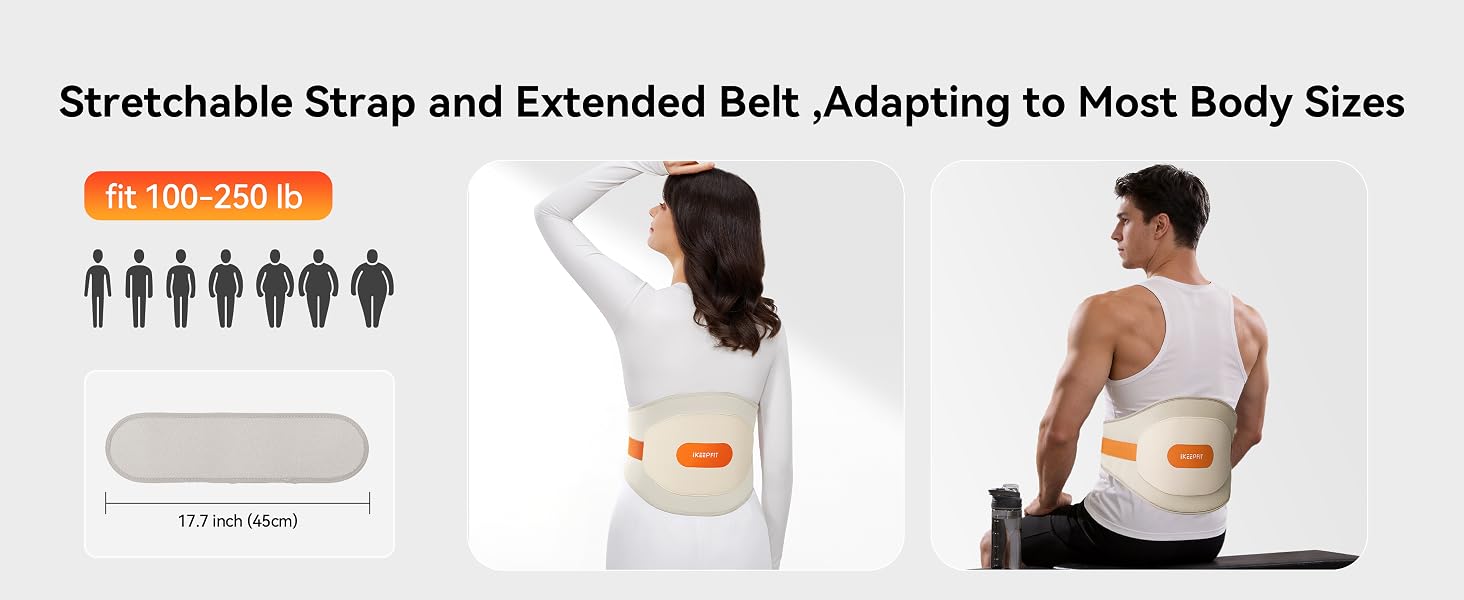IKEEPFIT KPF-W14 Portable Heating Pad for Back