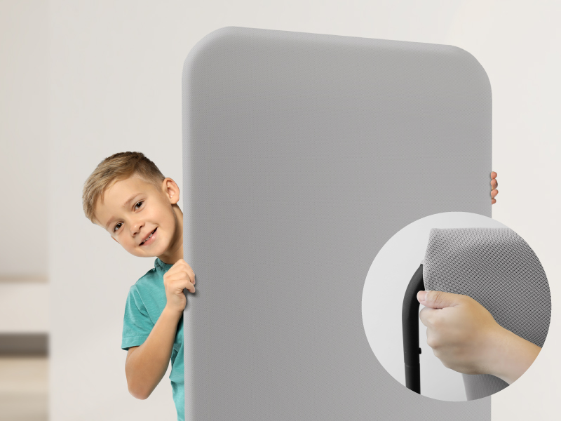 standing divider steel lightweight and portable