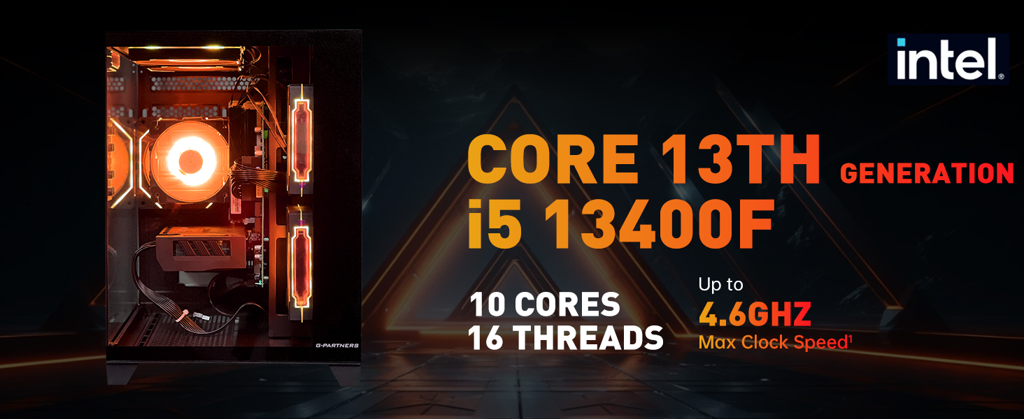 HZG Gaming Desktop Computer PC,Intel Core I5-13400F,GeForce HZG Gaming Desktop Computer PC,Intel Core I5-13400F,GeForce