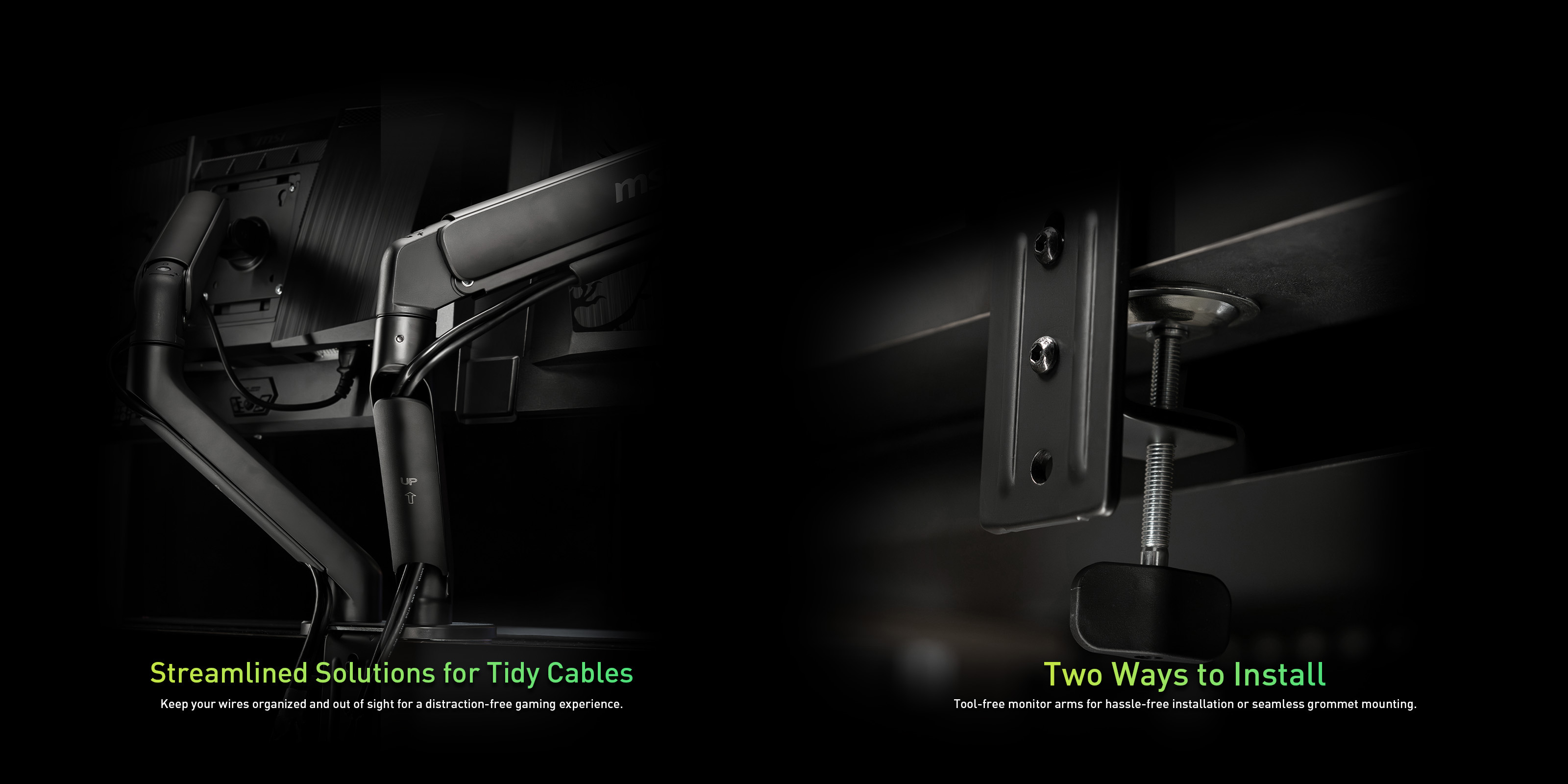 MSI MAG MT101D Cable and Install