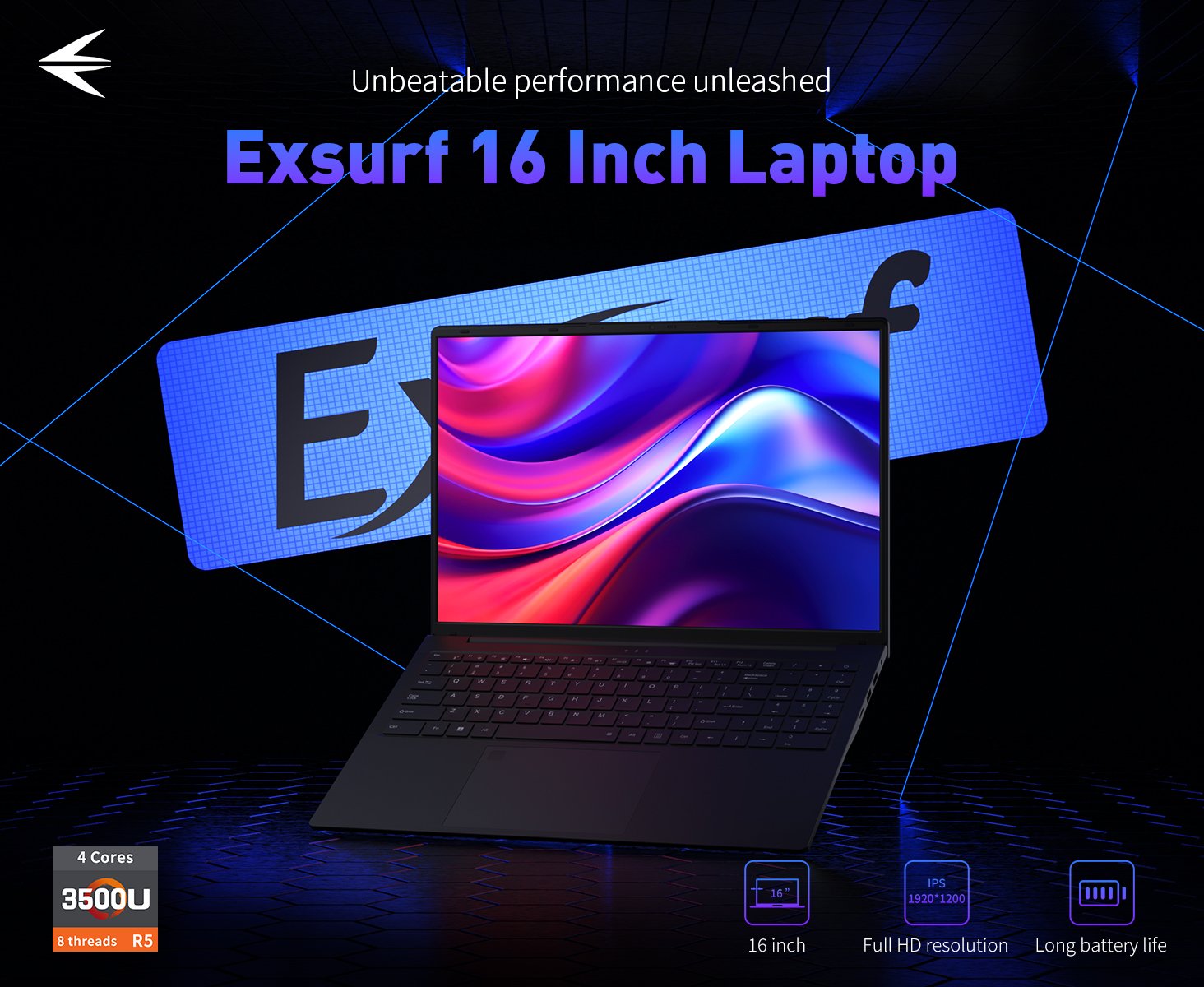 Exsurf 16 Inch Laptop