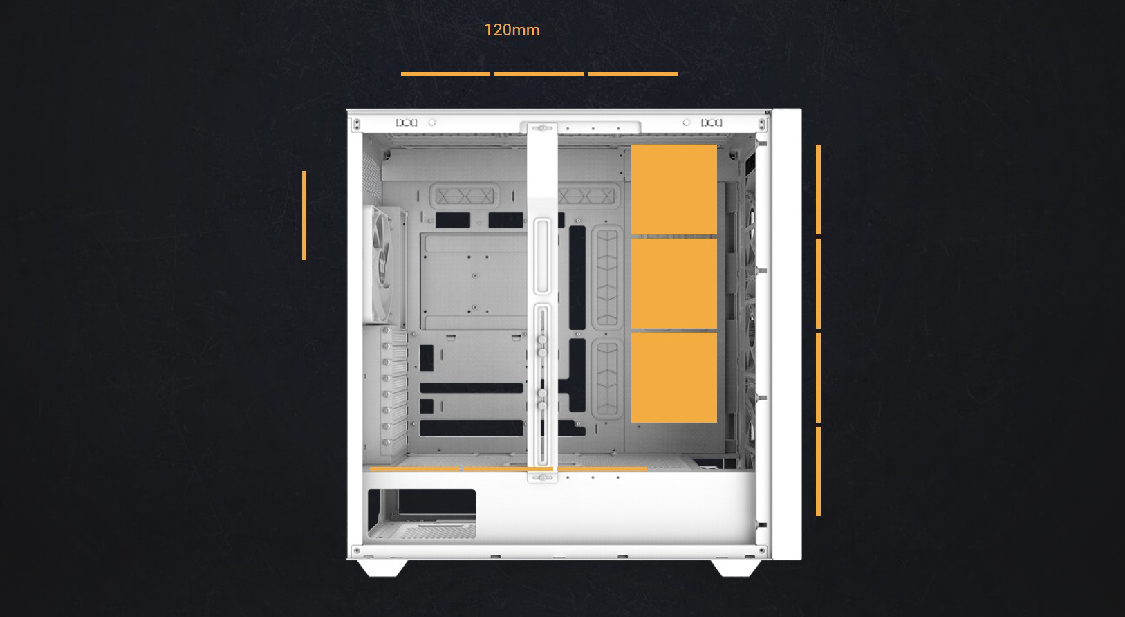 Thermaltake AX500 Snow TG Full Tower Case