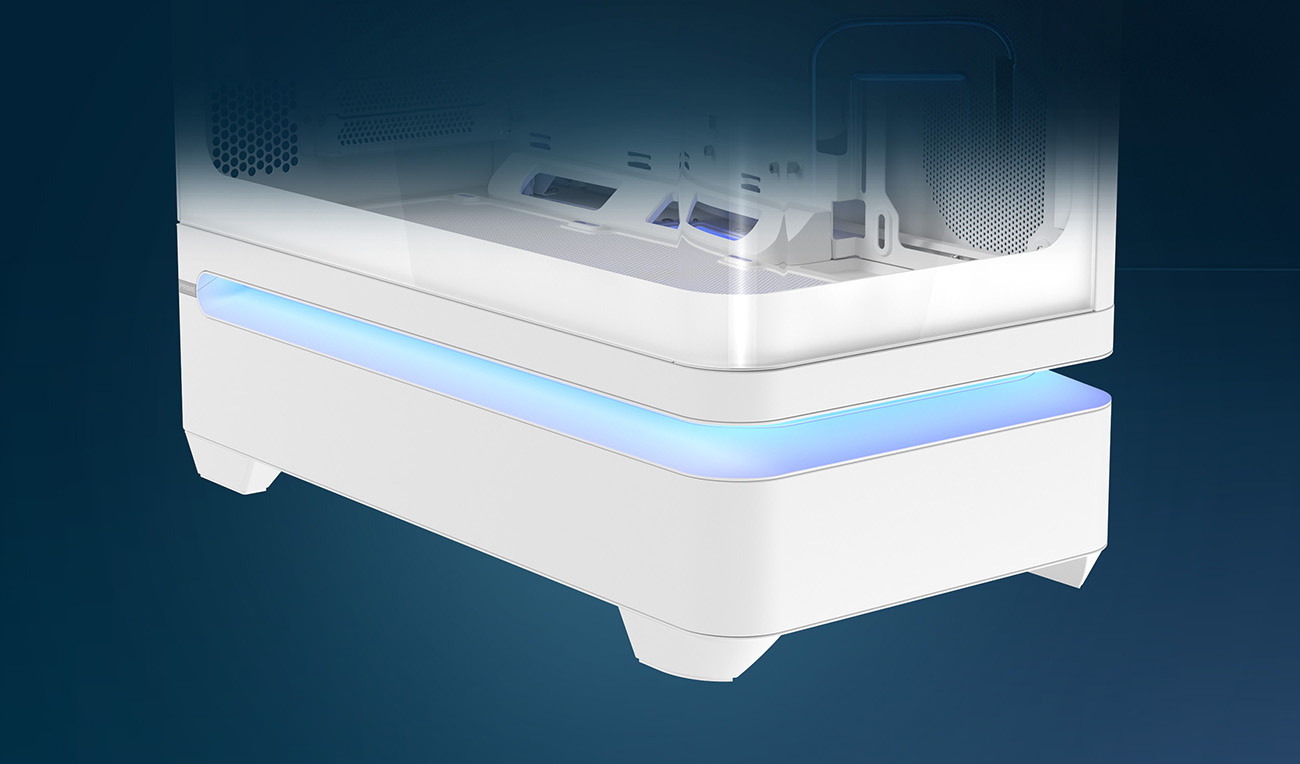  ASUS Prime AP304 White ARGB ATX PC Gaming Case