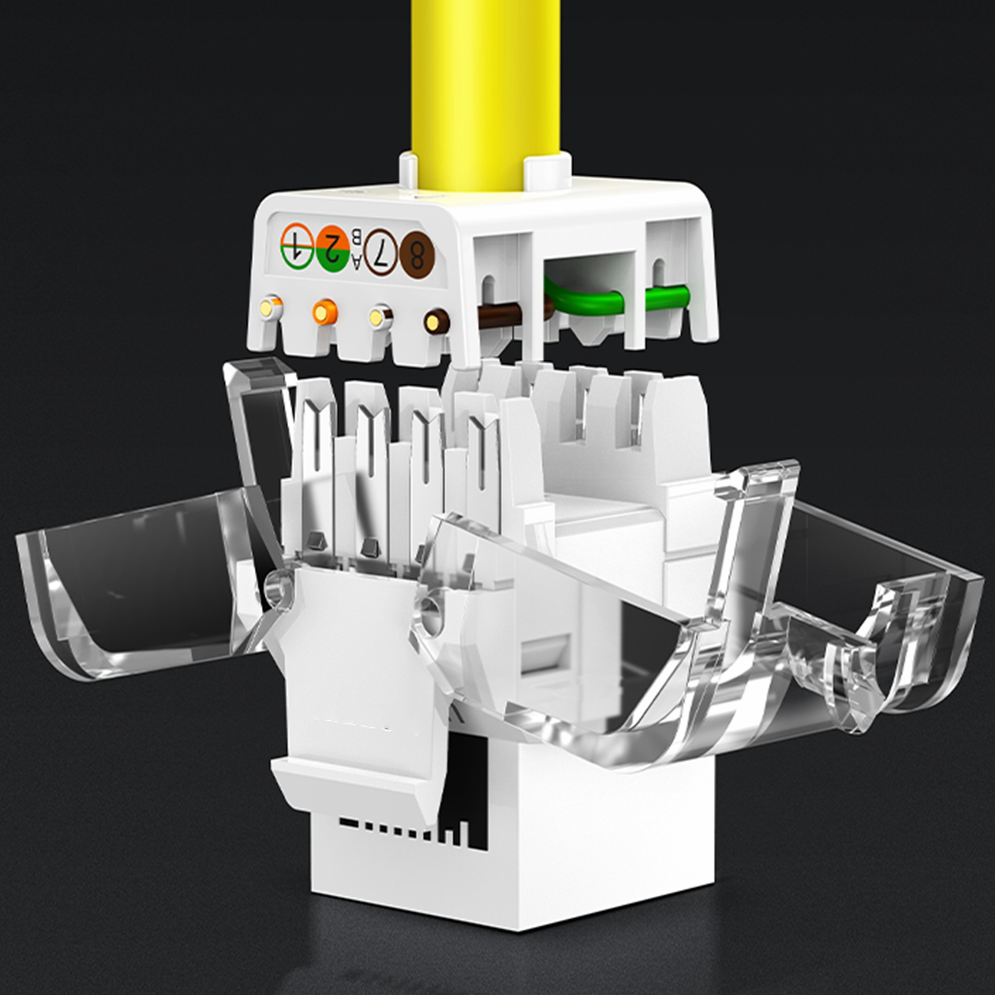 keystone jack 180 degree