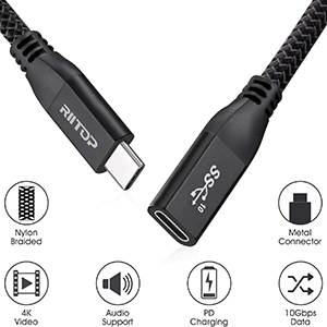 usb 3.1 type c extension cable cord 10Gbps