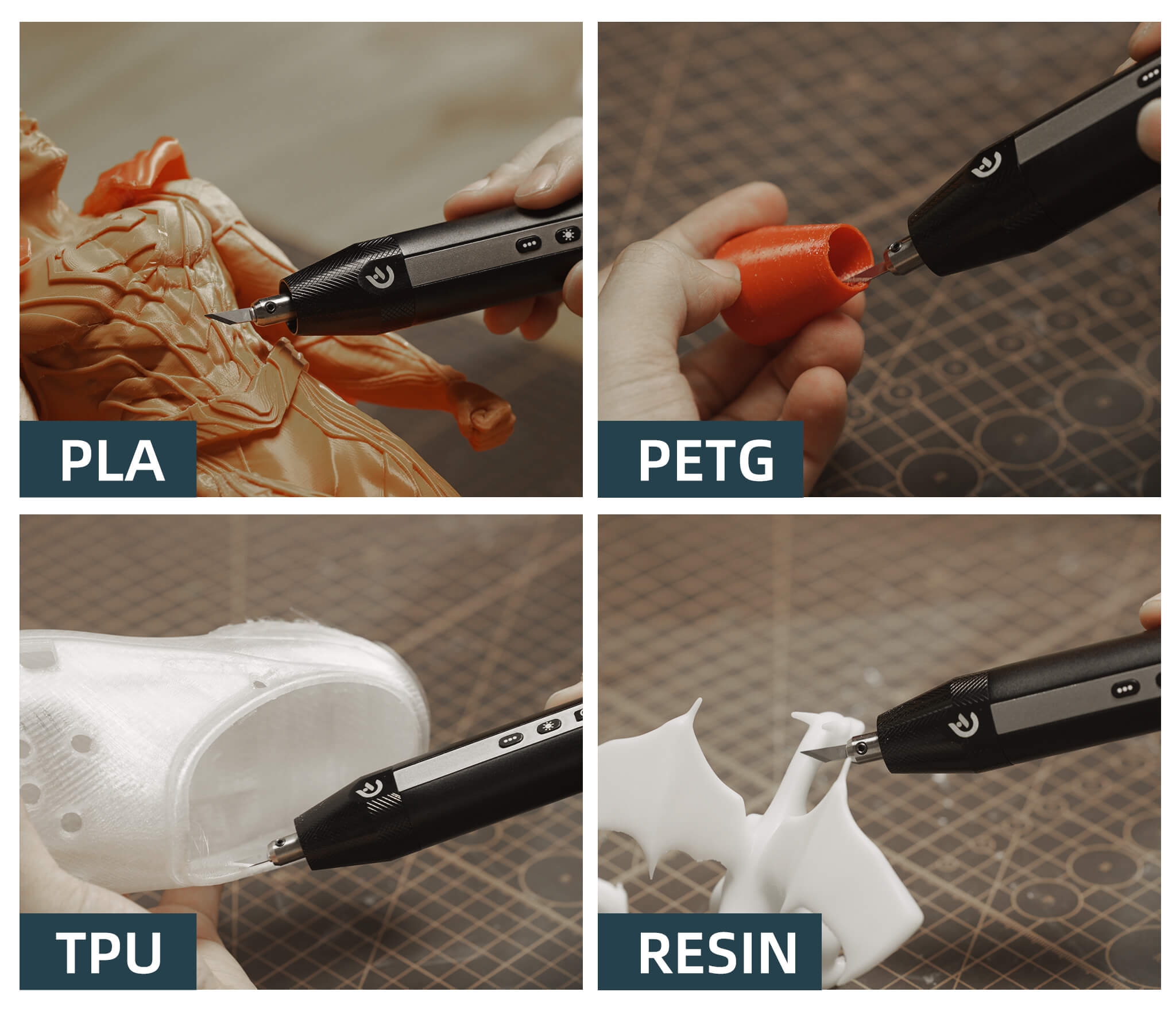 Effortless 3D Print Support Removal & Fine Repair