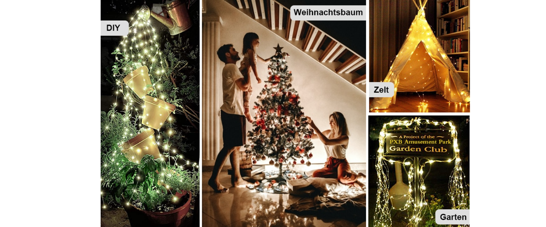 Waterfall fairy lights multi-scene display,christmas tree,garden,tent,DIY decoration