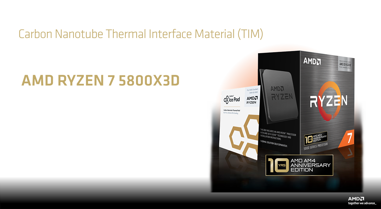 AMD Ryzen 7 5800X3D 10th Anniversary Edition