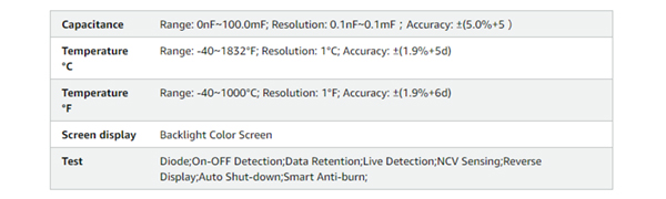 MultifunctionDigital Multimeter