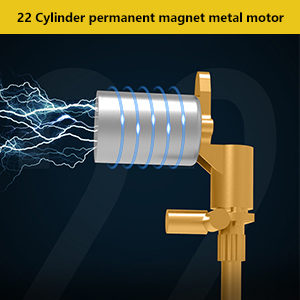22 cylinder permanent powerful metal motor, high power and excellent performance.
