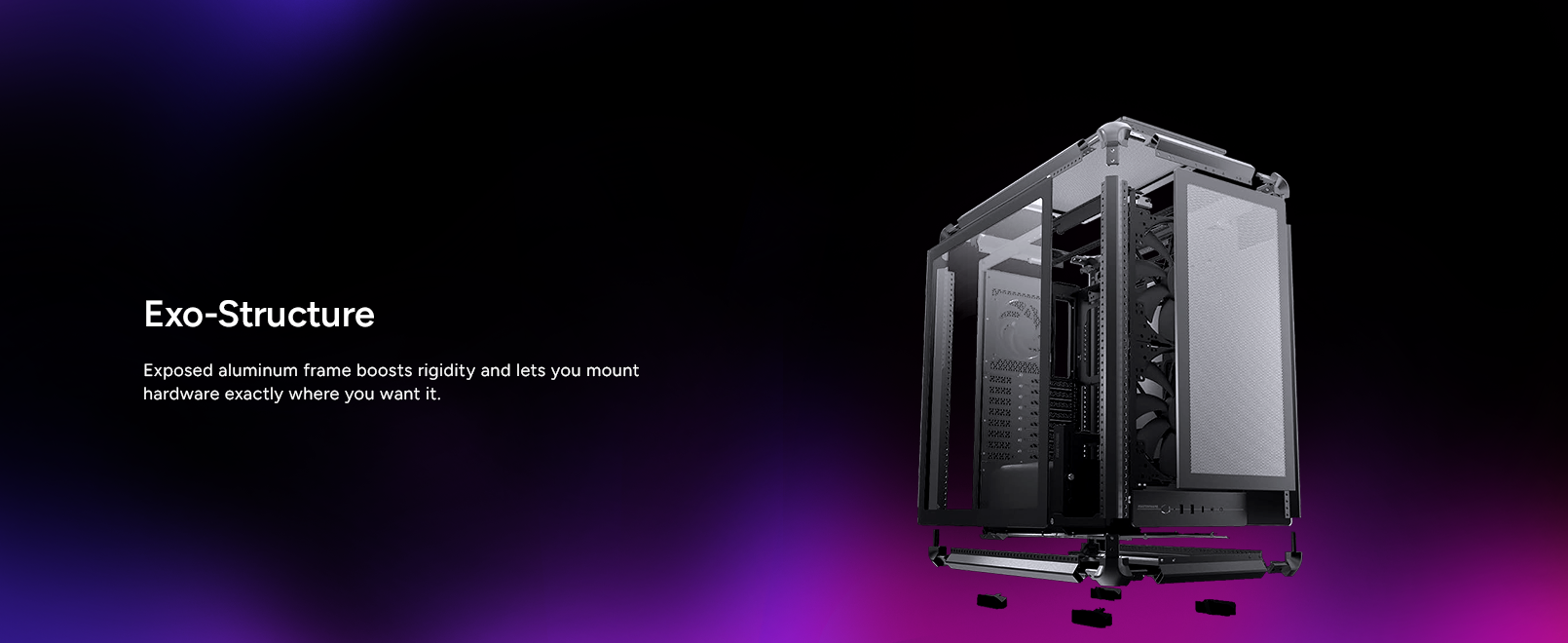 Cooler Master MasterFrame 500 Mesh Black ATX Mid-Tower PC Case