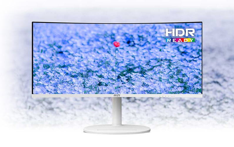 MSI Modern MD342CQPW Curved Computer Monitor
