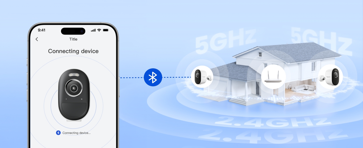 Reolink Argus 3 Pro - 4GHz / 5GHz Wi-Fi, Remote Live View, and Real-Time Alerts