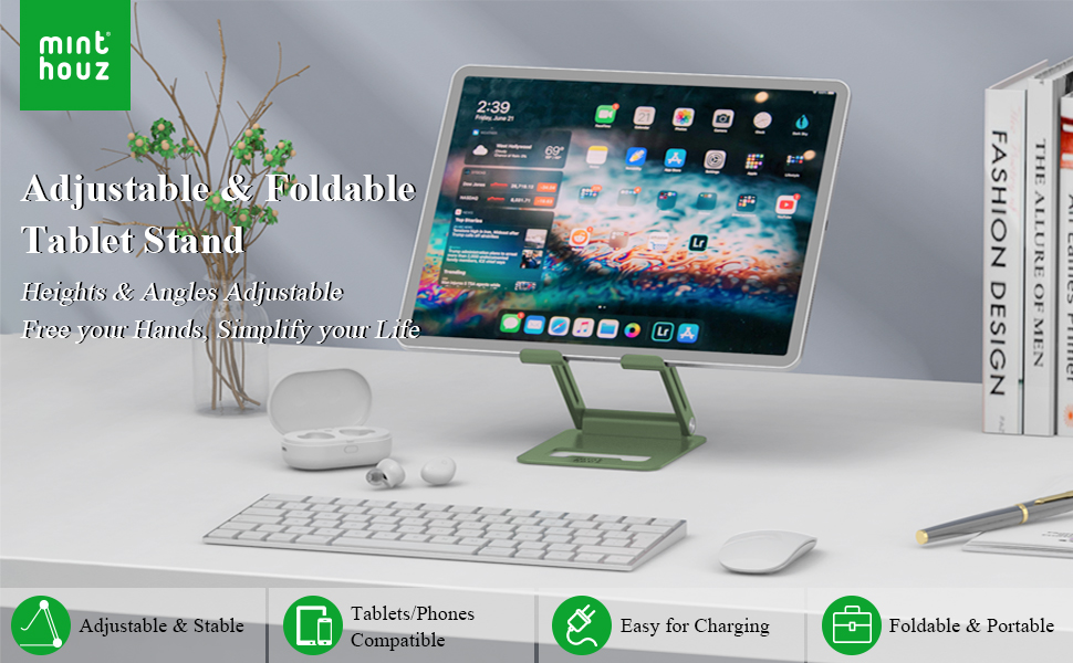 Adjustable and foldable table stand