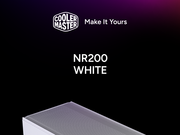 Cooler Master NR200 White SFF Small Form Factor Mini-ITX Case 