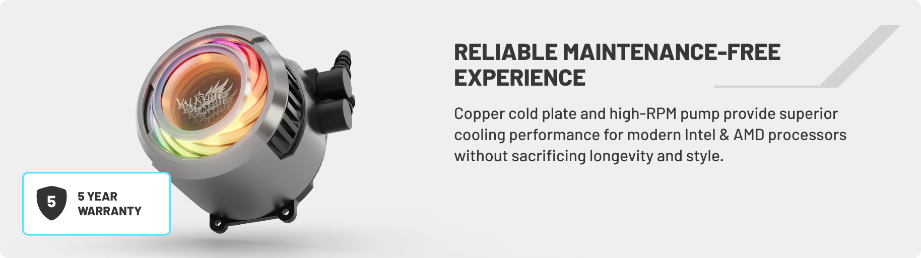 Compatible with all lastest AM5 and LGA1700 CPUs