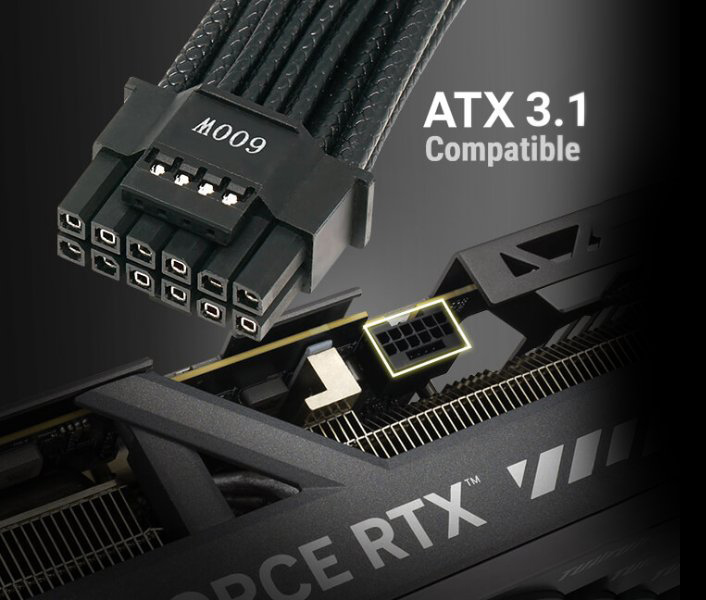 ASUS TUF Gaming 1000W Gold EVO Power Supply
