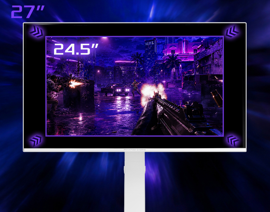 ASRock Phantom Gaming PGO27QSA or PGO27QSA-W Gaming Computer Monitor
