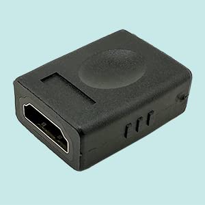 HDMI Coupler for connecting the two male ends of two HDMI cables to make a longer cable.