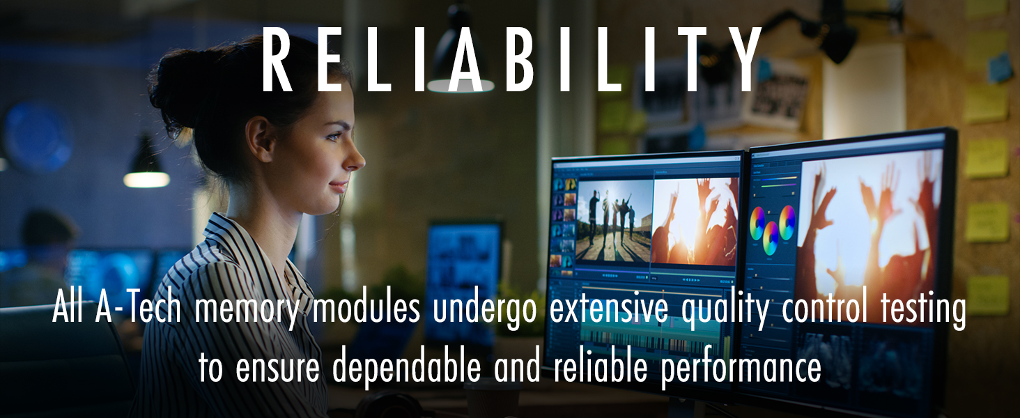 reliability. all modules undergo extensive quality control testing to ensure dependability.