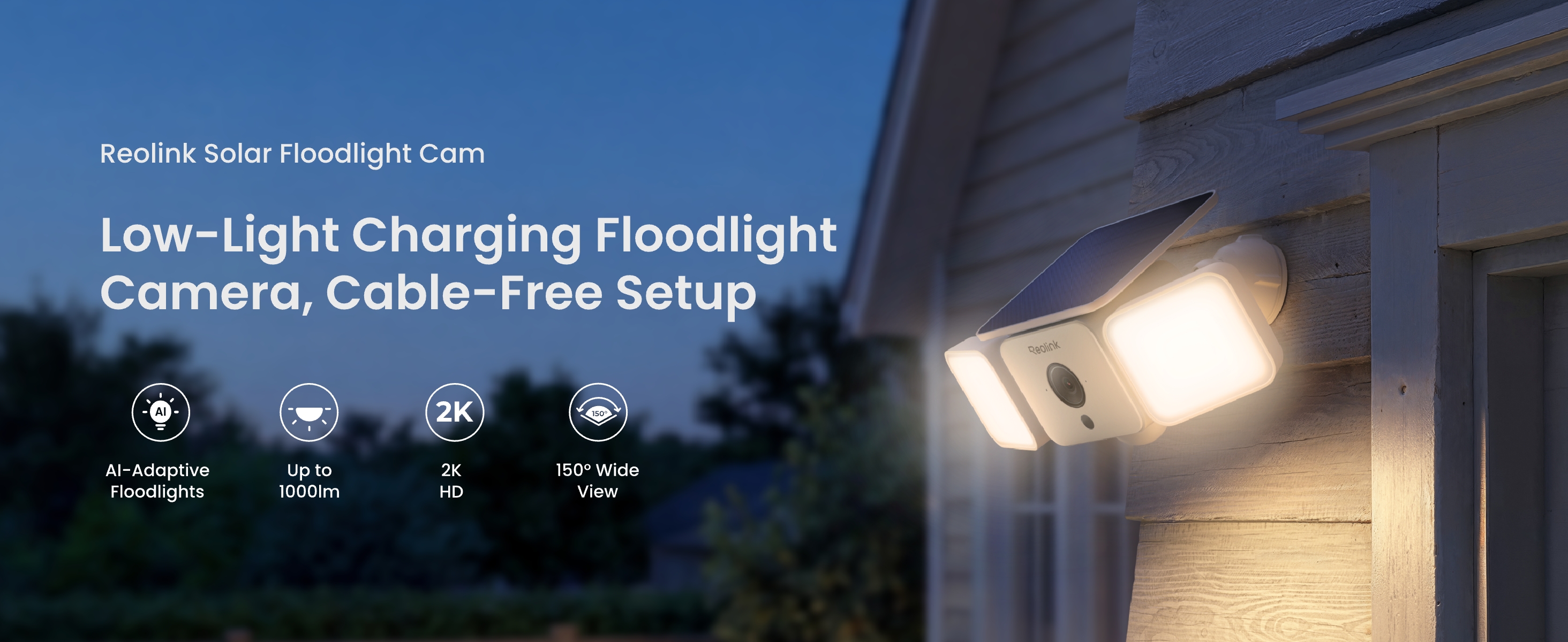 Reolink Solar Floodlight Cam with SolarEase