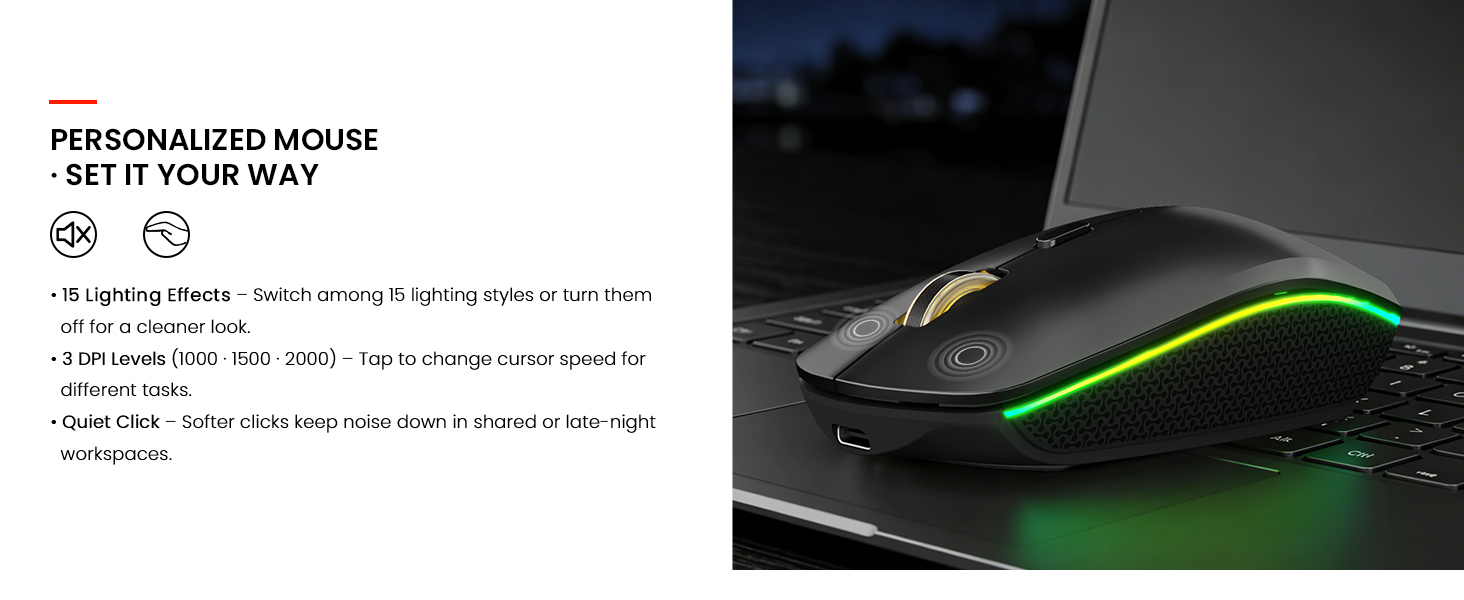 Wireless Keyboard and Mouse Combo