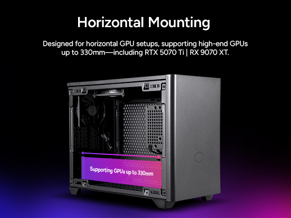 Cooler Master NR200 SFF Small Form Factor Mini-ITX Case 