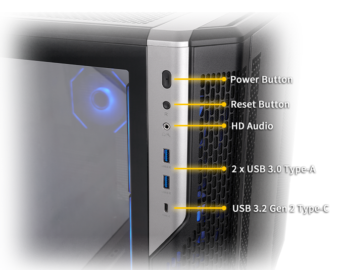 Thermaltake View 590 TG ARGB Mid Tower Case