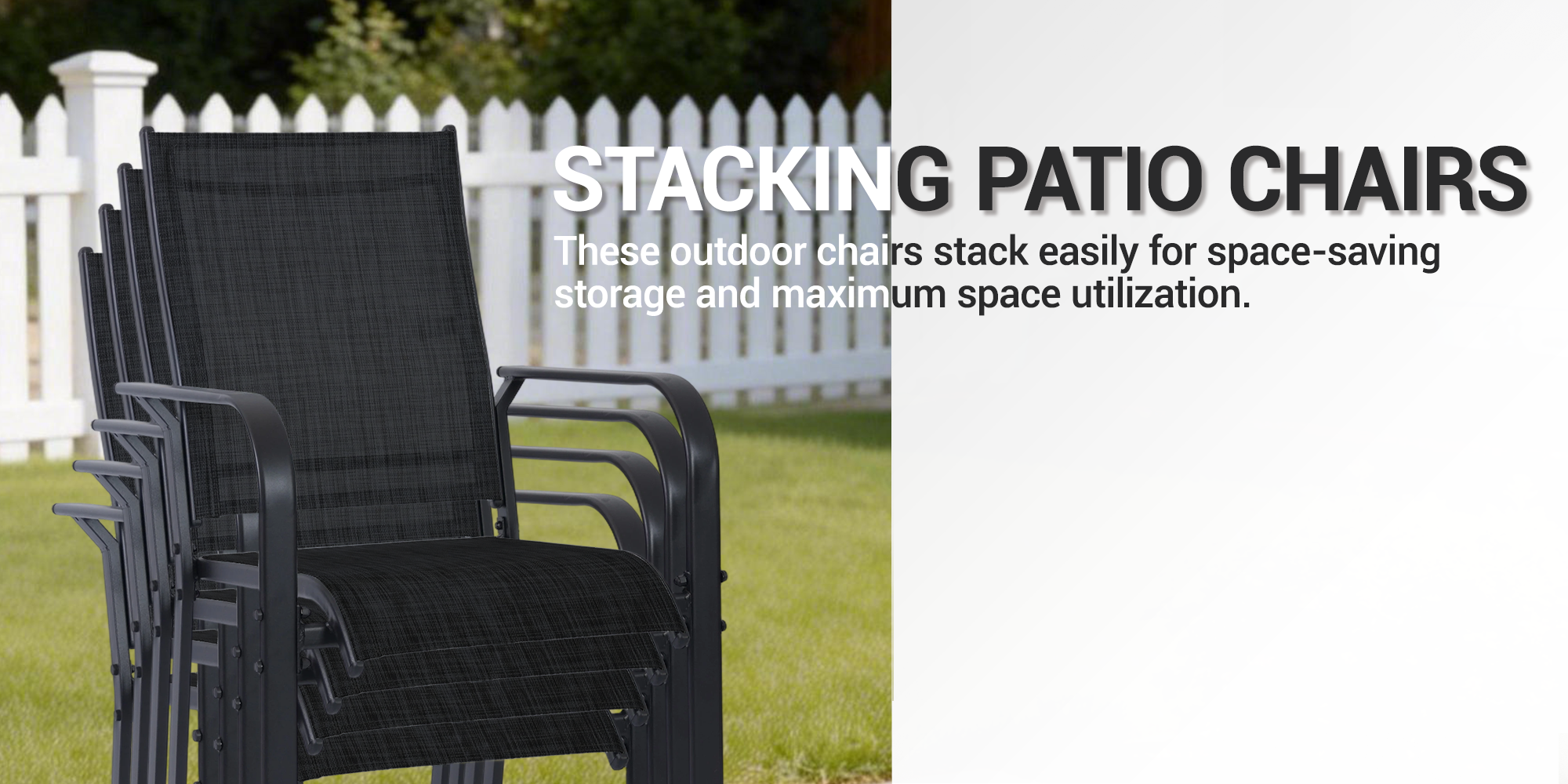stacking patio chairs