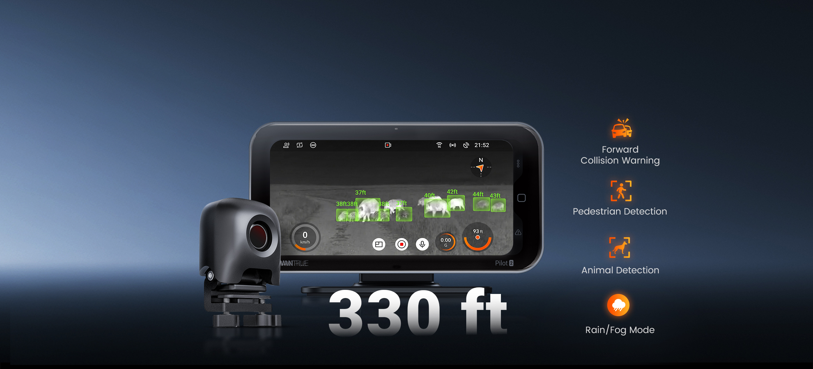 Al Detection Distance Up To 330 ft