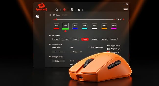 Redragon M916 ULT Wireless Gaming Mouse 30000 DPI 54G Ultra-Lightweight | 8K Polling Rate, Redefine