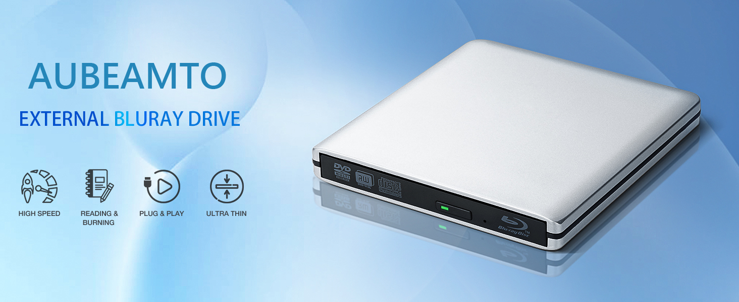 External 3D Blu Ray DVD Drive