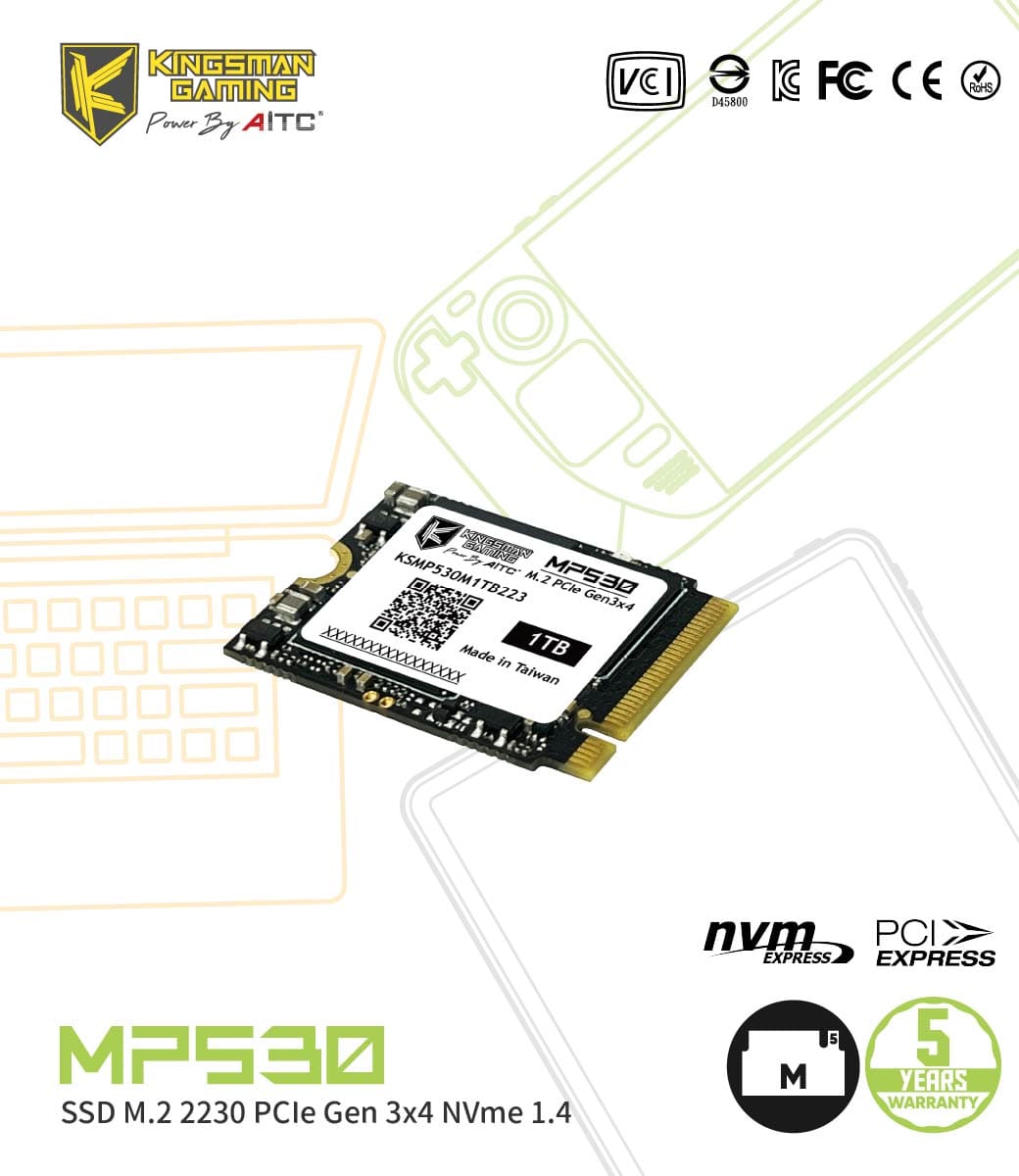 M.2, 2230, NVME, PCIE, STEAM, SSD, Gen3, macA1708