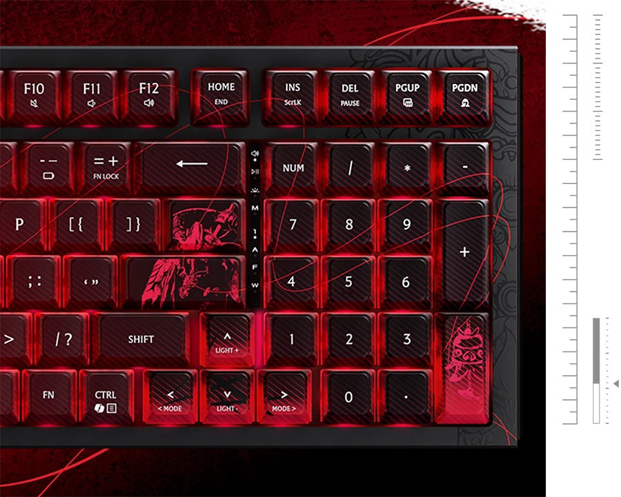 ASUS ROG Strix Morph 96 Wireless Phantom Blade Zero Edition Mechanical Gaming Keyboard