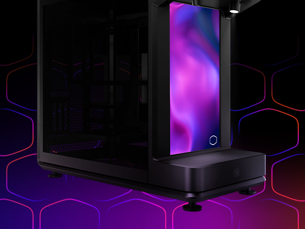  Cooler Master MasterFrame 360 Stage LCD ATX Mid-Tower PC Case