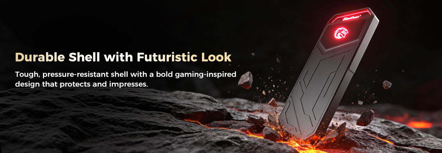 Durable Shell with Futuristic Look