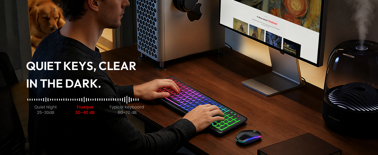 Wireless Keyboard and Mouse Combo