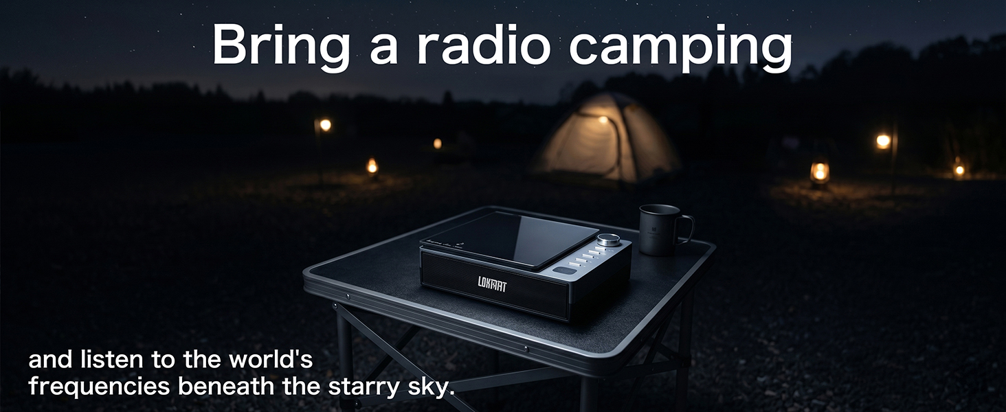 FM radio built-in
