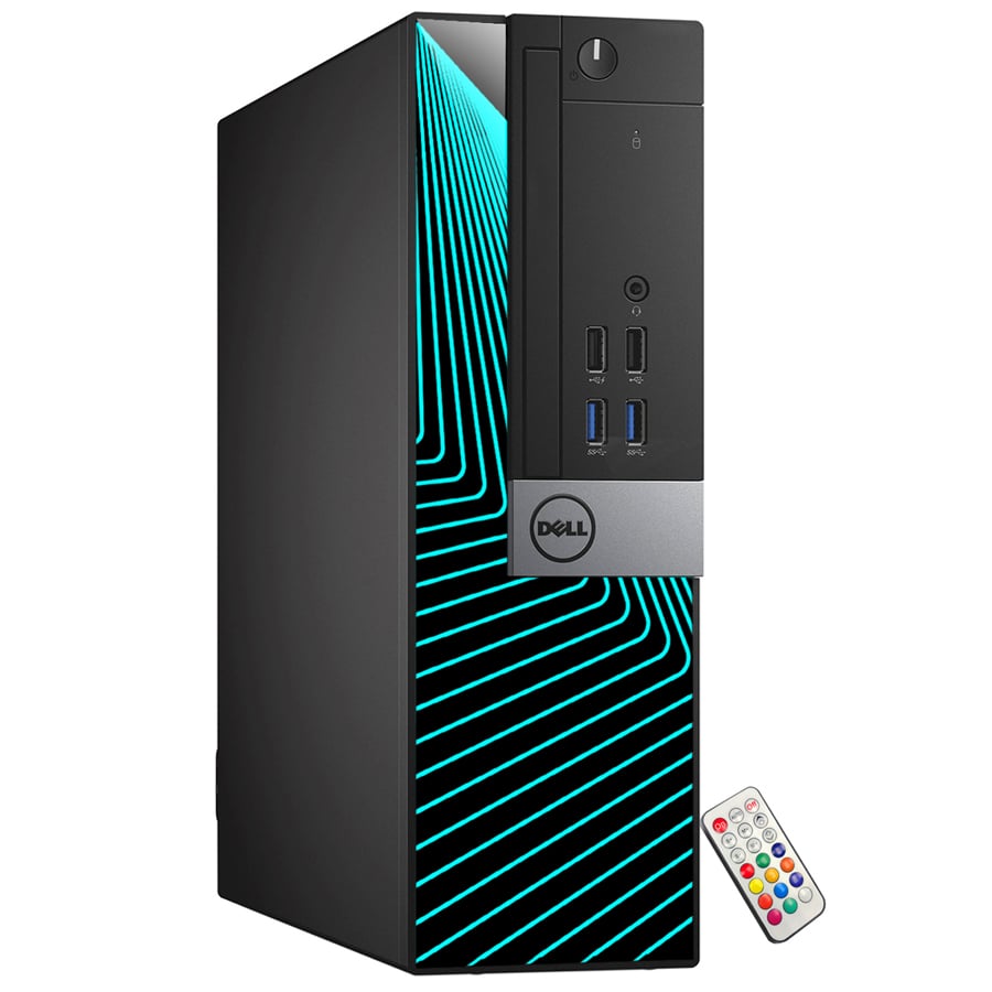 Gaming PC with RGB Lights - Dell OptiPlex Tower Computer Desktop i5 6th Gen  Processor 3.20 GHz NVIDIA GeForce GT 1030 2GB 32GB RAM 1TB SSD Win 10 Pro  WIFI, Free Headset